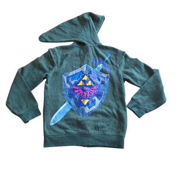 Legend of Zelda unisex Sz S green hoodie - Picture 2 of 7